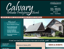 Tablet Screenshot of calvaryopcny.org